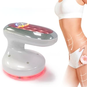 Beauty RF Sonic Red Led Light Therapy Hand Held Face & Body Weight Loss Shape Contouring Belly Heating Fat Reduction Machine