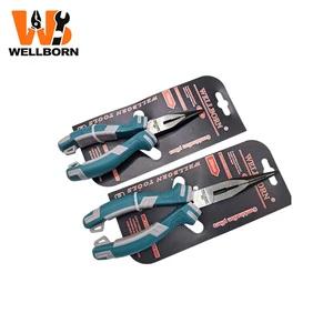 Efficient Steel Diagonal Cutting Pliers with Anti-slip Rubber & Plastic Handle Metric Multi-Functional DIY Industrial OEM