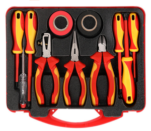 Peaktop 11pcs Professional 1000V Insulated Electrician Tool Set