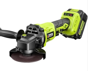 Angle Grinder, Electric Grinder Tool, Metal Grinder,Paddle Switch with Lock-on Button, Cutting & Grinding Wheels and Side Handle