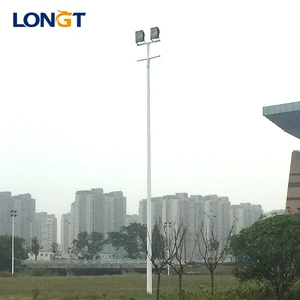 LONGT single arm road solar street light pole