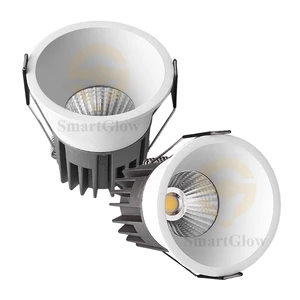 Hotel Embedded COB Down Lights 7W 10W 15W 20watt Led Downlight Chrome Reflector Fixture Ceiling Downlight Led Recessed Downlight