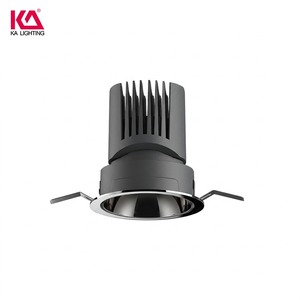 LED Downlight UGR17 IP54 25w for Commercial Lishan Recessed Aluminum Deep Glare Control COB Lighting