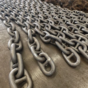 High Tensile Galvanized 70MM Alloy Steel Anchor Chain For Sale