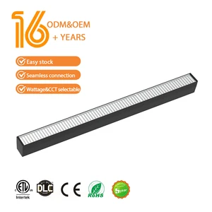 Aluminum Emergency Skyline Linear Light Anti-Glaring LED IP44 5-Year Warranty