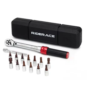 RIDERACE Bicycle Torque Wrench Set 15Pcs 1/4
