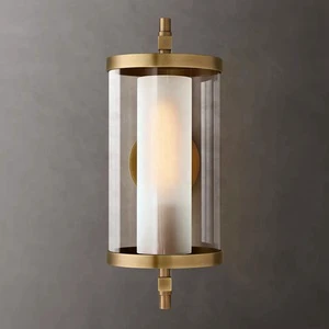 Wholesale High Quality Vintage Style Antique Wall Lamp Solid Brass Light Waterproof E26 Outdoor Wall Lamps