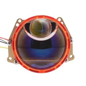 New Hot Sale 150W Dual Lamp Cup LED Lens 3-inch 12V 6000K Universal Fitment Modified Car Light Fast Start Super Bright Spotlight