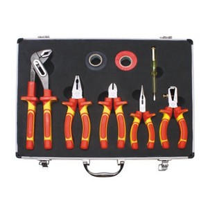 8 Pcs VDE Insulated and Withstand Voltage Pliers Electrician Combined Alloy Steel Screwdriver & Pliers Tool Set