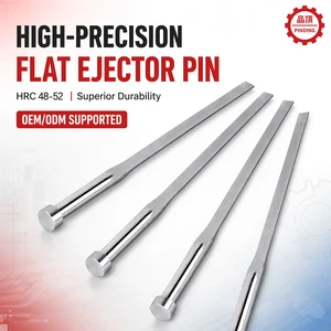Flat Ejector Pin SKD61 Fully Hardened High Temperature Resistant Custom Square Flat Thimble For Precision Plastic Injection Mold