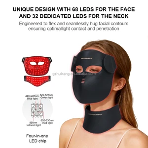 Fitkang OEM Wholesale LED Face Mask Light Therapy 8 Color Skin Rejuvenation Therapy LED Photon Mask Light Facial Anti Aging