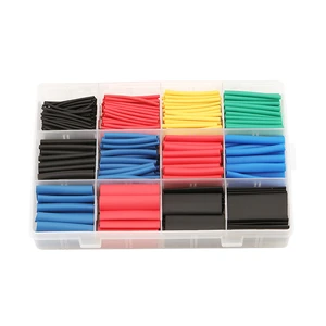 140pcs Heat Shrink Tube Kit Assorted Sleeving Tube Wrap Cable Wire Kit for DIY