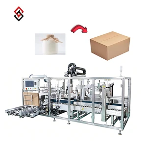 Best Price Eco-Friendly Digital Robotic Pick and Place Carton Erector Packer Sealer Combo with Motor