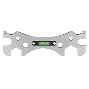 Stainless Steel Spanner Set in Tool Box Combination Multi-function Bathroom Wrench Kit Other Hardware