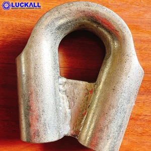 Galvanized Tube Thimble Rigging Fitting Inch Type Model TBTHIMBLE Used to Protect Wire Rope Loops Q235 Carbon Steel Stud G222