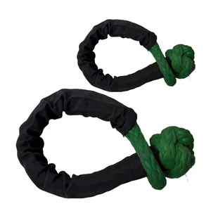 10mm 11mm12mm UHMWPE Soft Shackle with Protective Sleeve for Off-road Vehicle