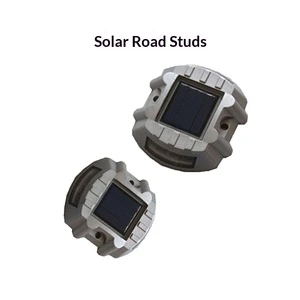 Solar LED Cast Aluminum Alloy Road Studs & Walkway Lights with Nimh Battery and IP68 Rating for Landscape Contour Markers