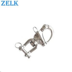 Highly Polished Stainless Steel Jaw Swivel Snap Shackle Rigging Hardware for Mining Application