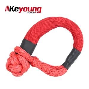 New Synthetic Soft Shackle Rope Heavy-duty Off-road 4X4 Traction Shackle Protective Sleeve Recovery Ultra High Molecular