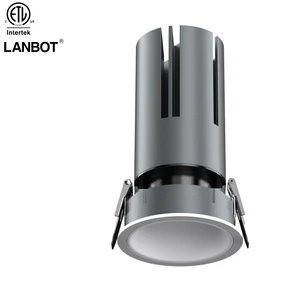 ETL 5CCT Recessed Reflector Downlight Ceiling Modular Franged Lights Architectural Lighting Square Round Trimless 0-10V
