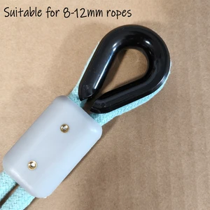 High Quality Black Plastic Thimble Protective Rope for 8-12mm Rope