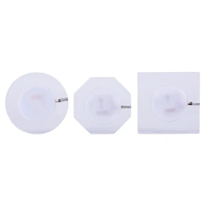 Cross-Border Wholesale American-style LED Light-Up Rechargeable Transparent Colorful Ultra-Thin Coaster Cup Atmosphere Light