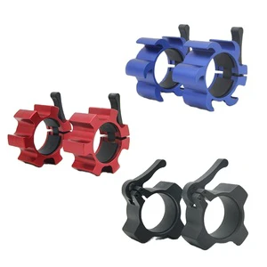 Professional Fast Bar Chuck Lock 5cm Circlip Fixed Buckle Clip Aluminum Barbell Clamp Wear Resistant Non-Slip Customized Collars