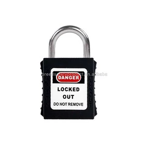 25mm Safety Padlocks Nylon Lock Case Short Shackle Padlock for Lockout KD KA