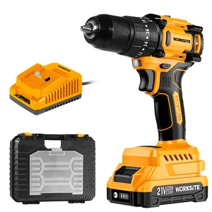 WORKSITE 21V Cordless Electric Hammer Drill 4800RPM Input Power Rotary Hammer Drilling Chiseling Tool for MAK 21V Battery