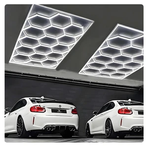 Customized Hexagon Light Studio Detailing Lights Various Color Selection Car Beauty Garage Honeycomb Light
