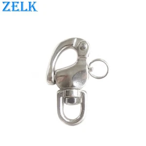 High-Polished Stainless Steel Eye Swivel Snap Shackle for Marine and Mining Hardware Applications