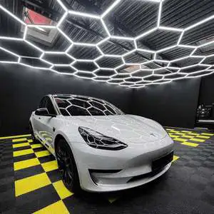 SUEZ Good Quality Car Workshop Multi-functional Magnetic Cob Hexagon Led Garage Light