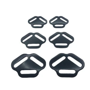 New Style Custom 15mm 20mm 25mm metal aluminum triangle buckle