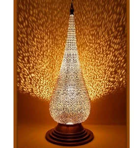Arabic Styles Iron Antique Decorative European Table Moroccan Style Lamp Edison Bulb Home Decoration Light