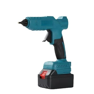 Lithium Battery Rechargeable High Power Hot Melt Glue Gun with Temperature Control for Household Handmade DIY Wireless Use