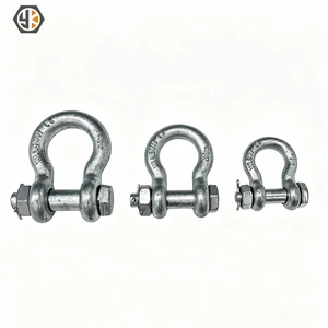 Utility Transmission Line Anchor Shackle | Forged Carbon Steel | ASME B30.26 Anchor Shackle