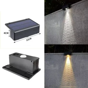 Outdoor Decorative Modern Garden Wall Lamp Solar Spot Light LED Wall Lights RGB Solar Garden Lights