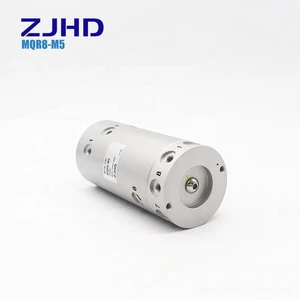 ZJHD MQR Low Torque Rotary Joint Connector and Pneumatic One Touch Rotary Fittings MQR8-M5