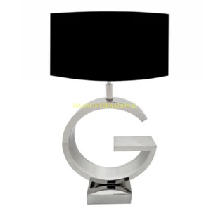 Modern Handmade Metal Table Lamp Base Shade Stylish Decorative Lighting Stand Living Room Bedroom Christmas Night Decor Lamps