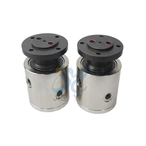 2 Inlet 2 Outlet G3/8'' 360 Deg Rotation Carbon Steel Material High Pressure Hydraulic Oil Rotary Joint for Excavator Equipment