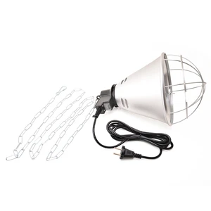 Simple Clamp Lamp Light with Aluminum Reflector E27 Socket No Bulb Included