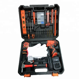 Cordless Tool Combo Set OEM Hard Case Electrician Spanner Kit with Electric Drill-Multi-Purpose