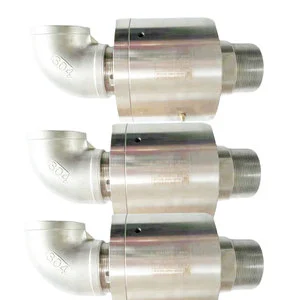Custom Stainless Steel Rotary Joint Long Life High Precision M5 G1/8 G3/8 G1/2 Connector Pneumatic Hydraulic Rotary Union