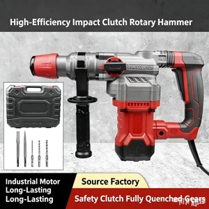 3-in-1 Brushless Electric Hammer, High Power Concrete Breaker Impact Drill Power Tool Electric pick