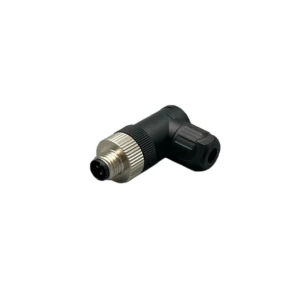 BAYMRS 3 Pin M8 Circular Connector 90° Male/Female Screw Terminals a Code Connectors