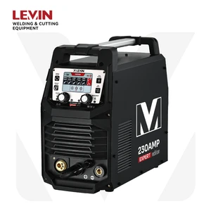LEVIN NEW ULTRAMIG EXPERT Multifonction 230A Double Pulse MIG Welding Machine with 4 Roller Metal Wire Feeder for Aluminum Alloy