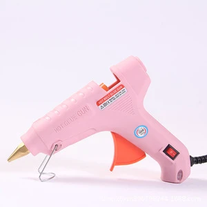 Hot Melt Glue Gun Manufacturer Wholesales Multi-color 20W-100W Model 0719 Glue Guns 7mm/11mm Glue Sticks Manual Operation
