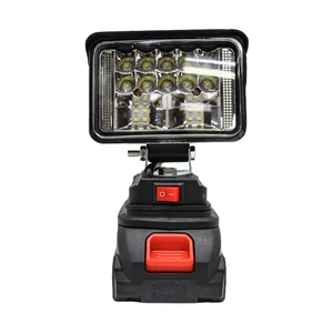 21V Rechargeable Battery Industrial Garage Camping Outdoor Waterproof Warehouse Multi-function Work Flood Light