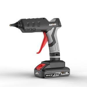 NANWEI 60W Power Cordless Hot Melt Glue Gun Rechargeable Battery Electric Hot Glue Gun Repair Tools Heat Guns