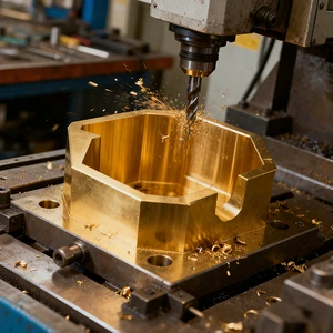 Professional CNC Machining Service Custom Brass Copper Hardware Components Industrial Equipment Parts OEM Supplier CNC Machining